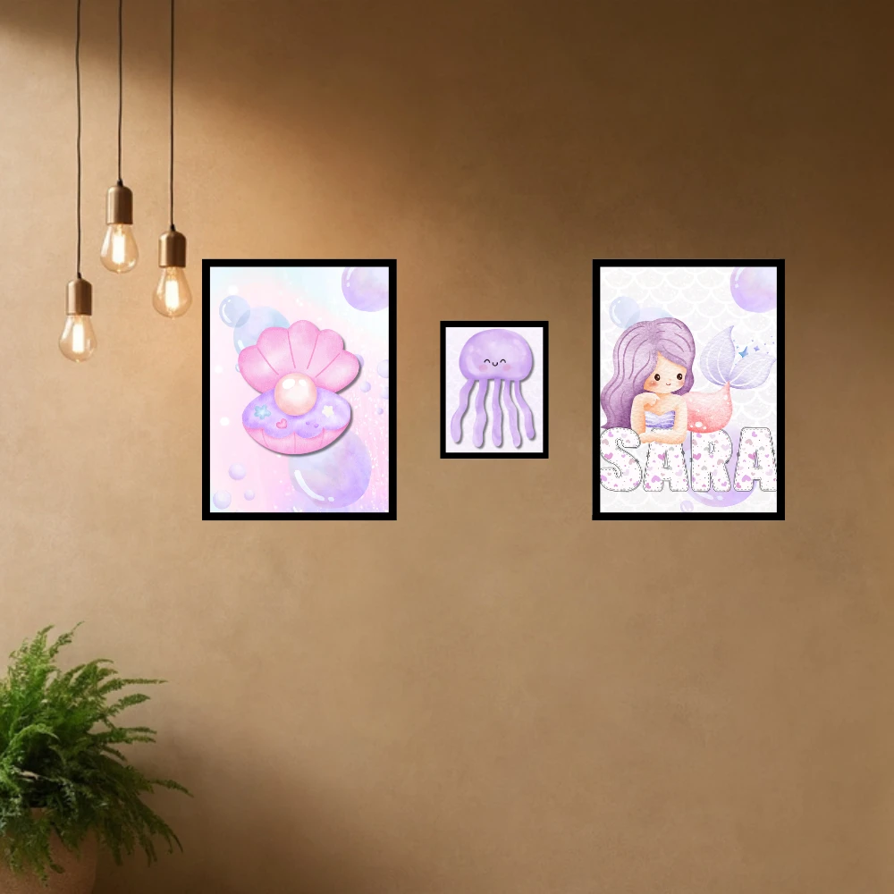 Kız Çocuğu Odası Poster Seti 3'lü - Görsel 2
