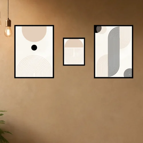 Geometrik Minimalist Poster Seti