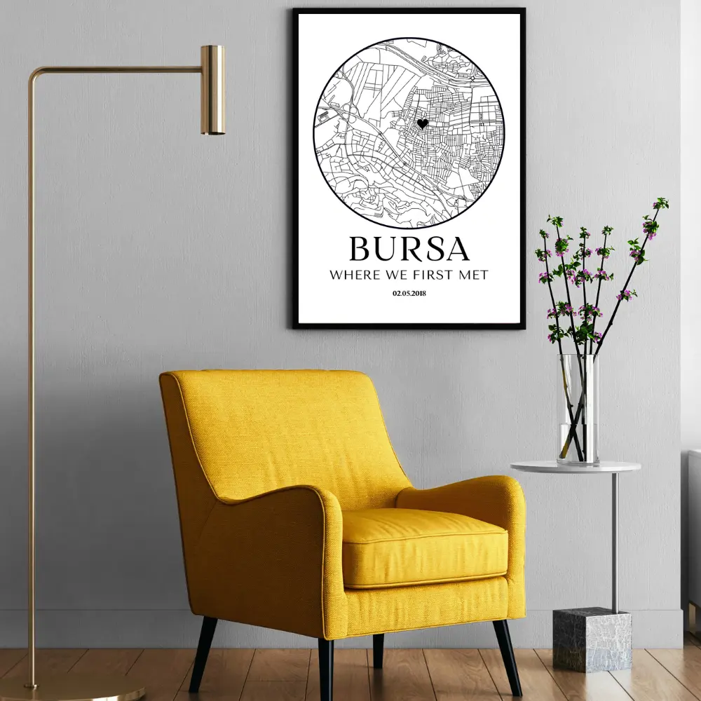Kişiye Özel Konum Poster - Görsel 2