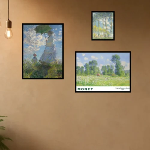 Monet 3’lü Poster Seti