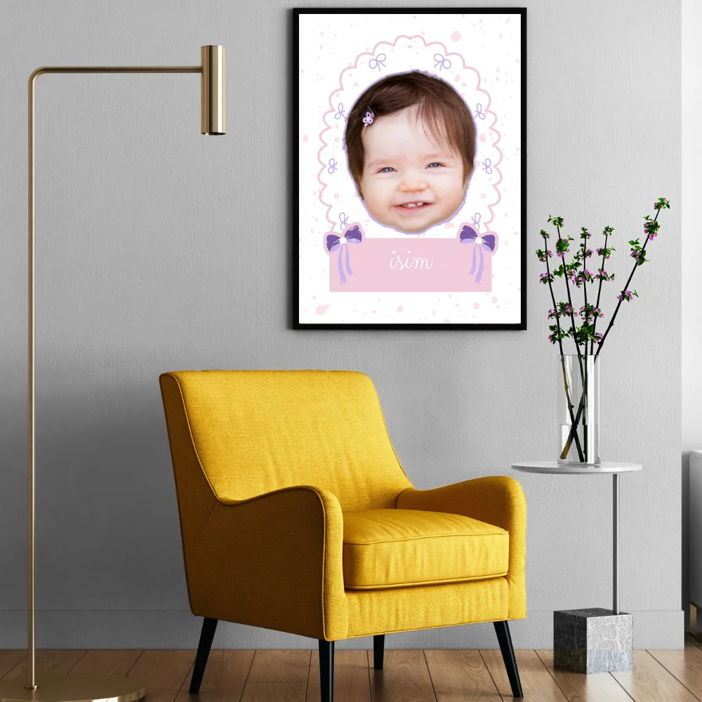 Çocuklara Özel Resimli ve İsimli Poster - Görsel 2