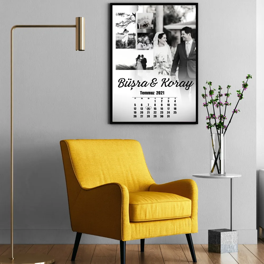 Takvimli Çiftlere Özel Poster - Görsel 3